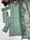 KF 624 Kalaai Viscose Chanderi Kurti With Bottom Dupatta Exporters In India